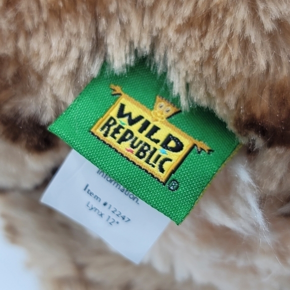 Wild Republic Lynx Stuffed Animal #795 - Picture 7 of 8